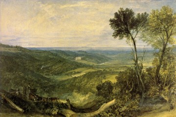 Joseph Mallord William Turner Painting - The Vale of Ashburnham Romantic Turner